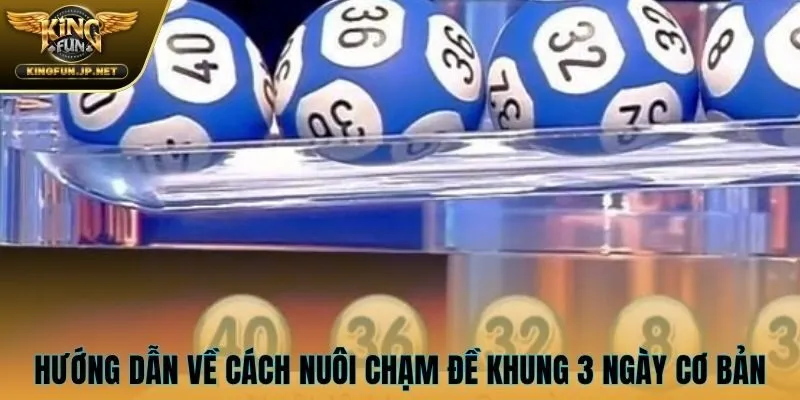 Hướng dẫn về cách nuôi chạm đề khung 3 ngày cơ bản