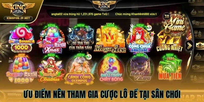 Ưu điểm nên tham gia cược lô đề tại sân chơi